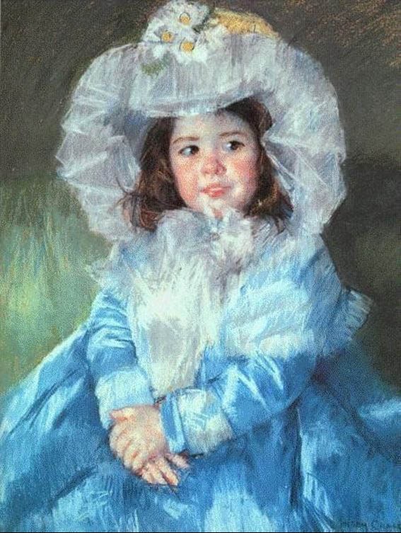 Mary Cassatt Margot In Blue